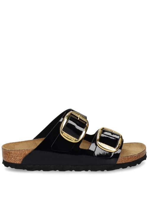 Ciabatte Birkenstock Arizona Big Buckle nere lucide BIRKENSTOCK | ARIZONA BIG1027918